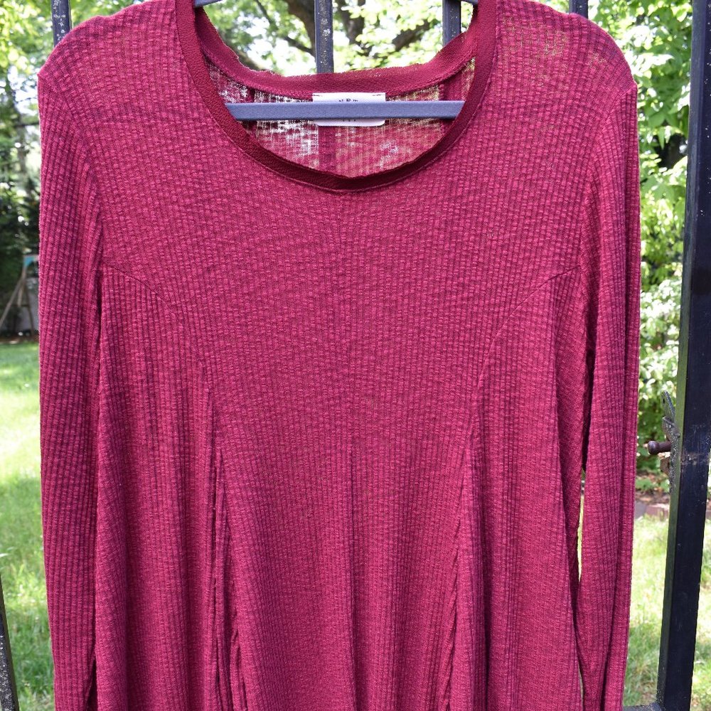 Maroon Janette Plus Tunic